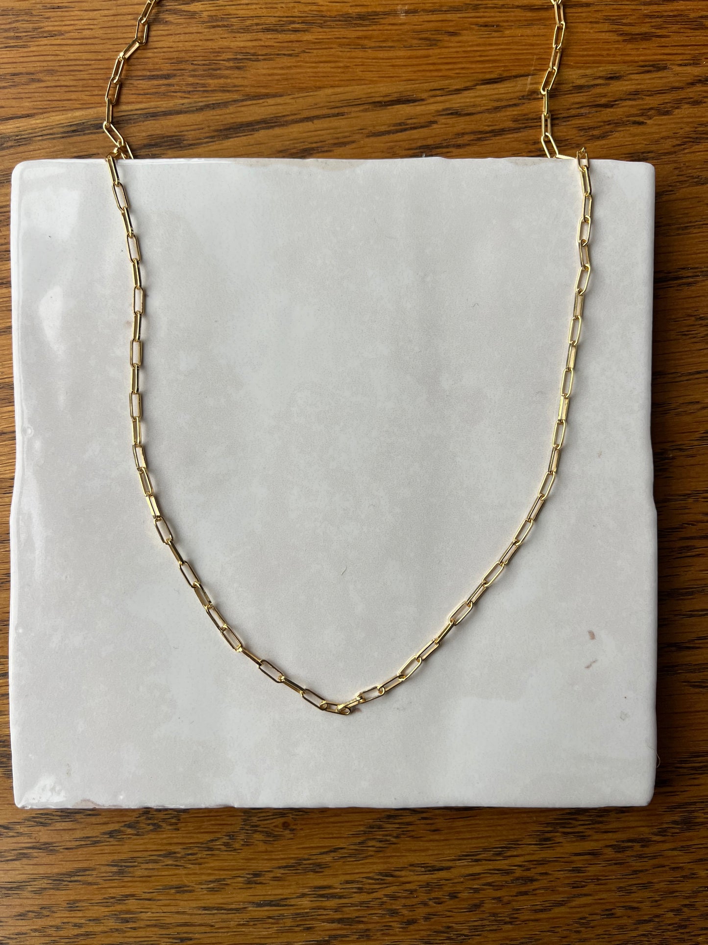 Gold vermeil chain