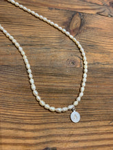 Load image into Gallery viewer, Naxos Personalised Initial Pearl Necklace
