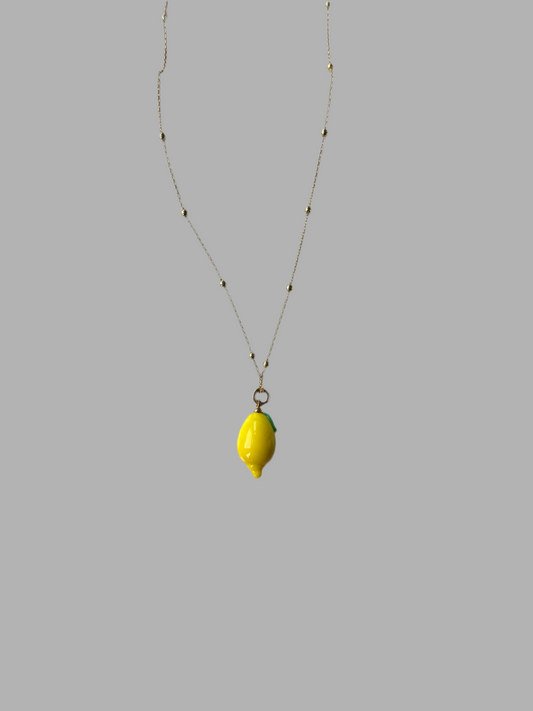 Lemon necklace