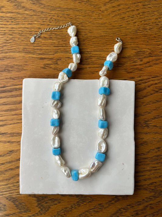 Blue Milos Necklace