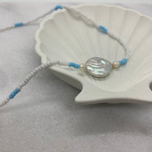 Load image into Gallery viewer, Sanremo Silver Coin Pearl Necklace
